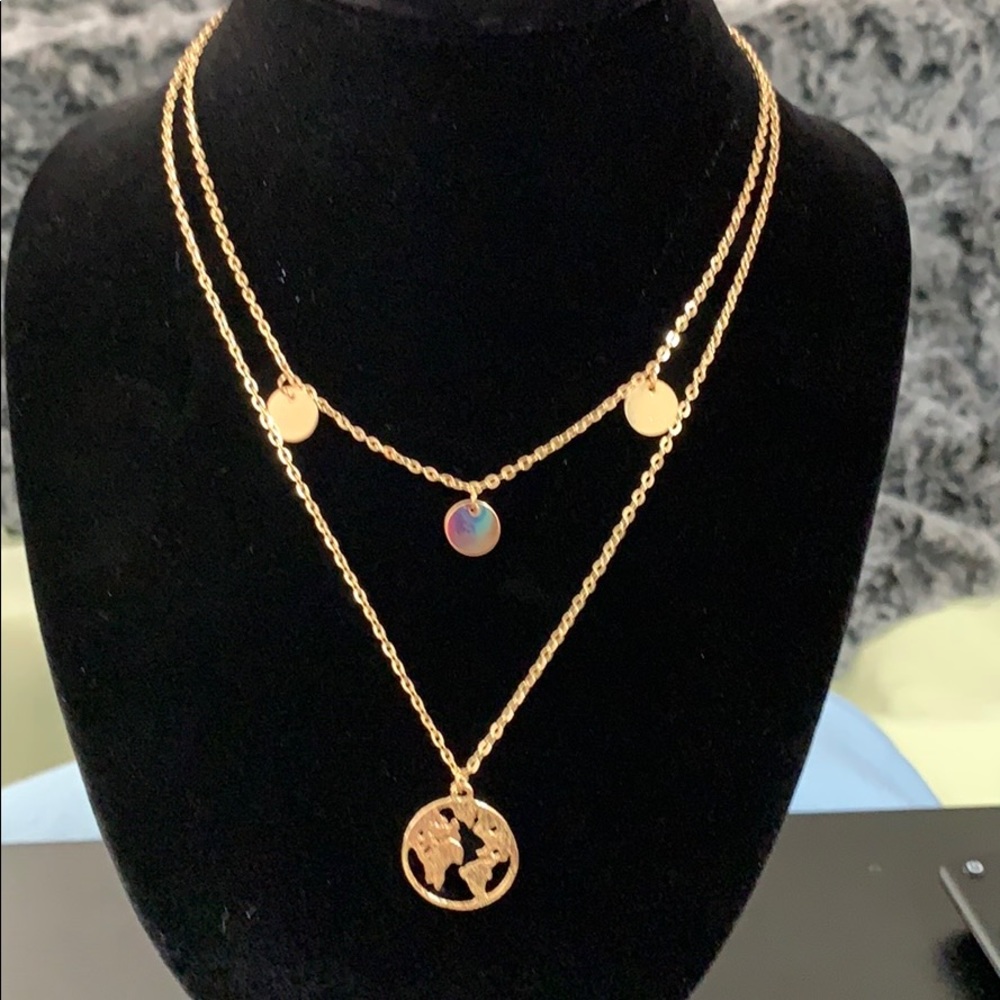 The World Two Tier Necklace